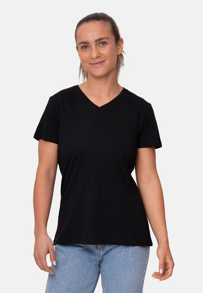 MODAL T-SHIRT MED V-HALS TIL KVINDER