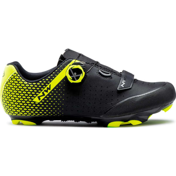Chaussure VTT automatique NORTHWAVE ORIGIN PLUS 2 BLACK/YELLOW FLUO