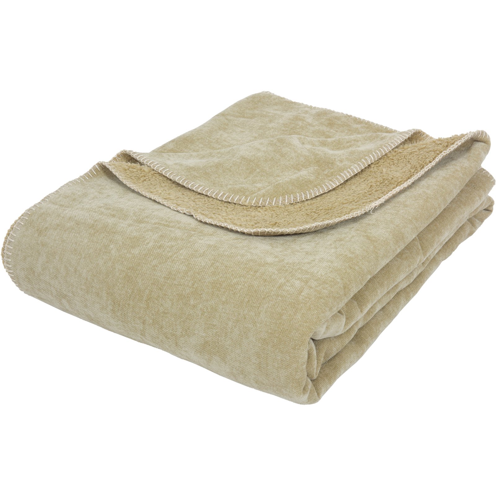 Sherpa Kuscheldecke meliert grün