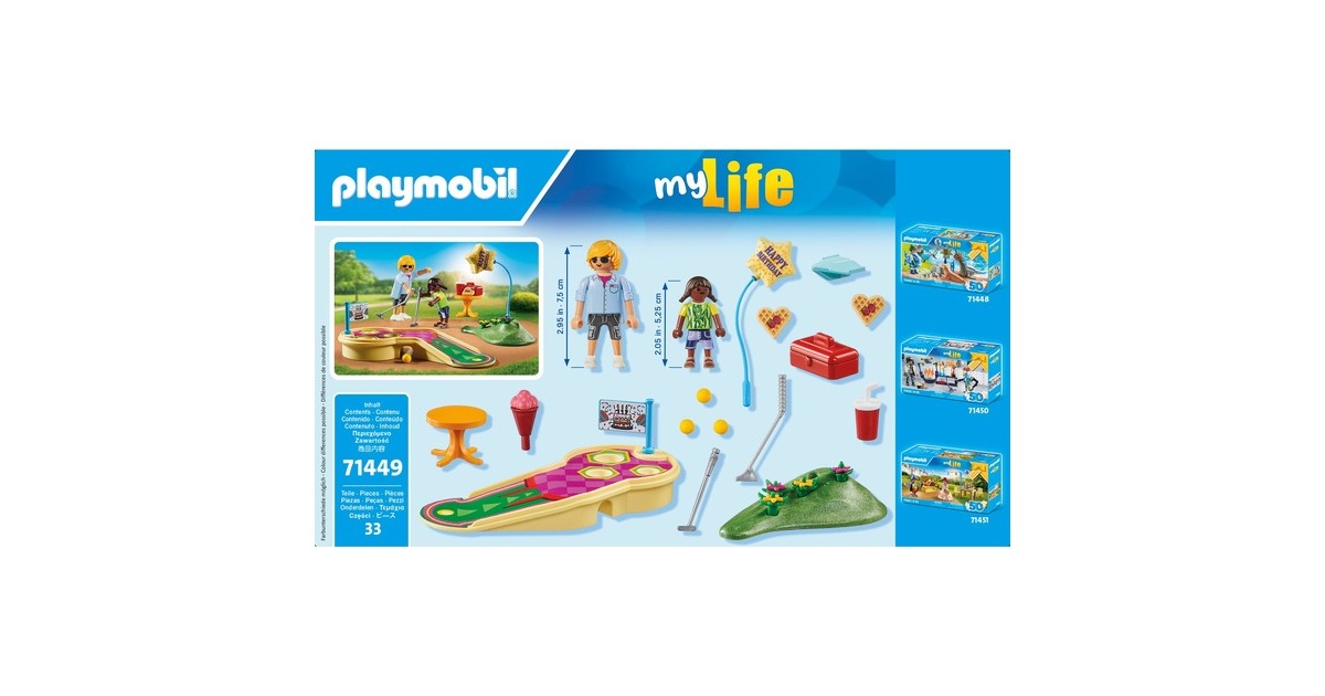 PLAYMOBILCity Life - Minigolf Constructiespeelgoed  (71449)