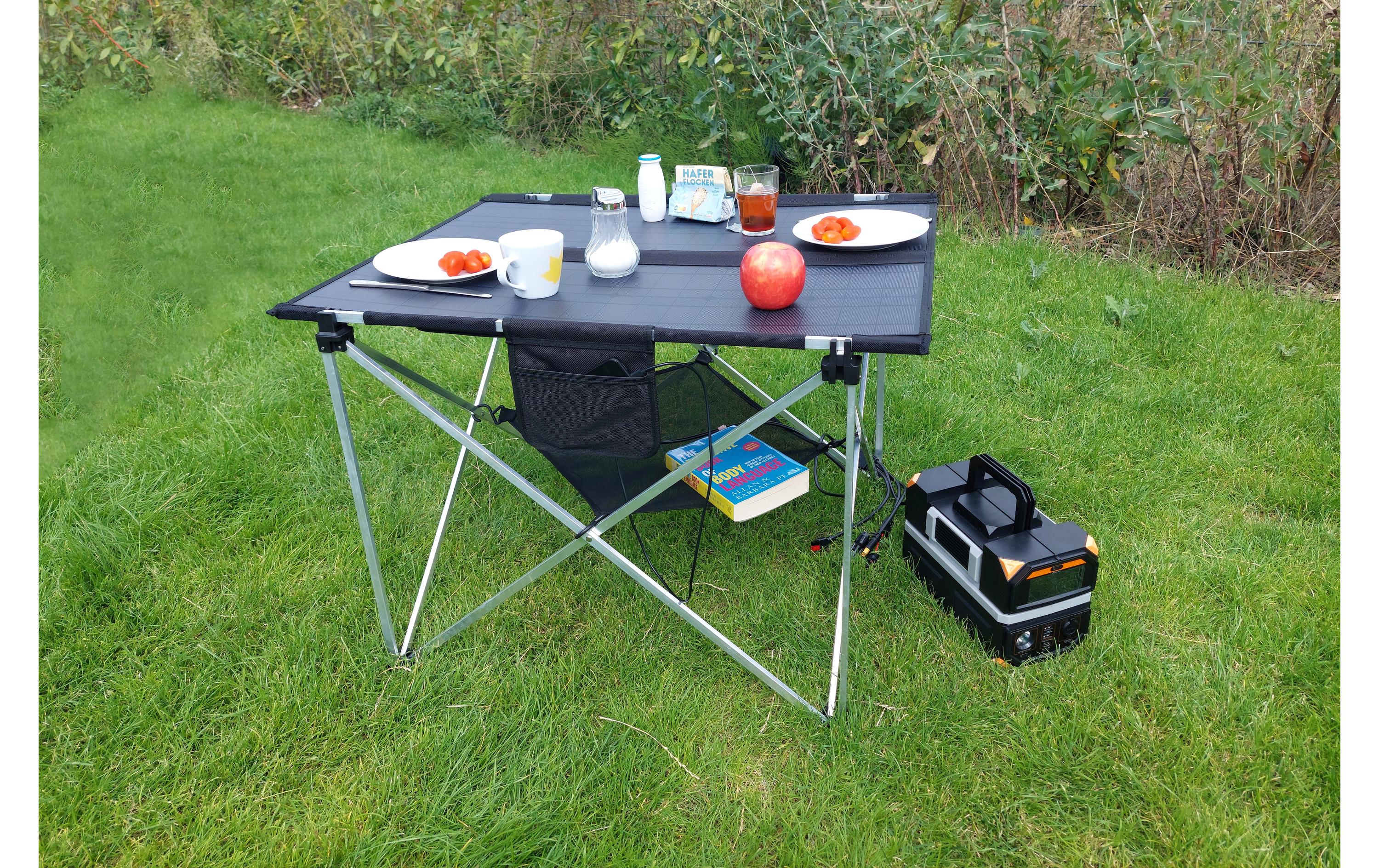 Faltbarer Solar-Campingtisch 60W TX-252<br>Solar Tischkraftwerk