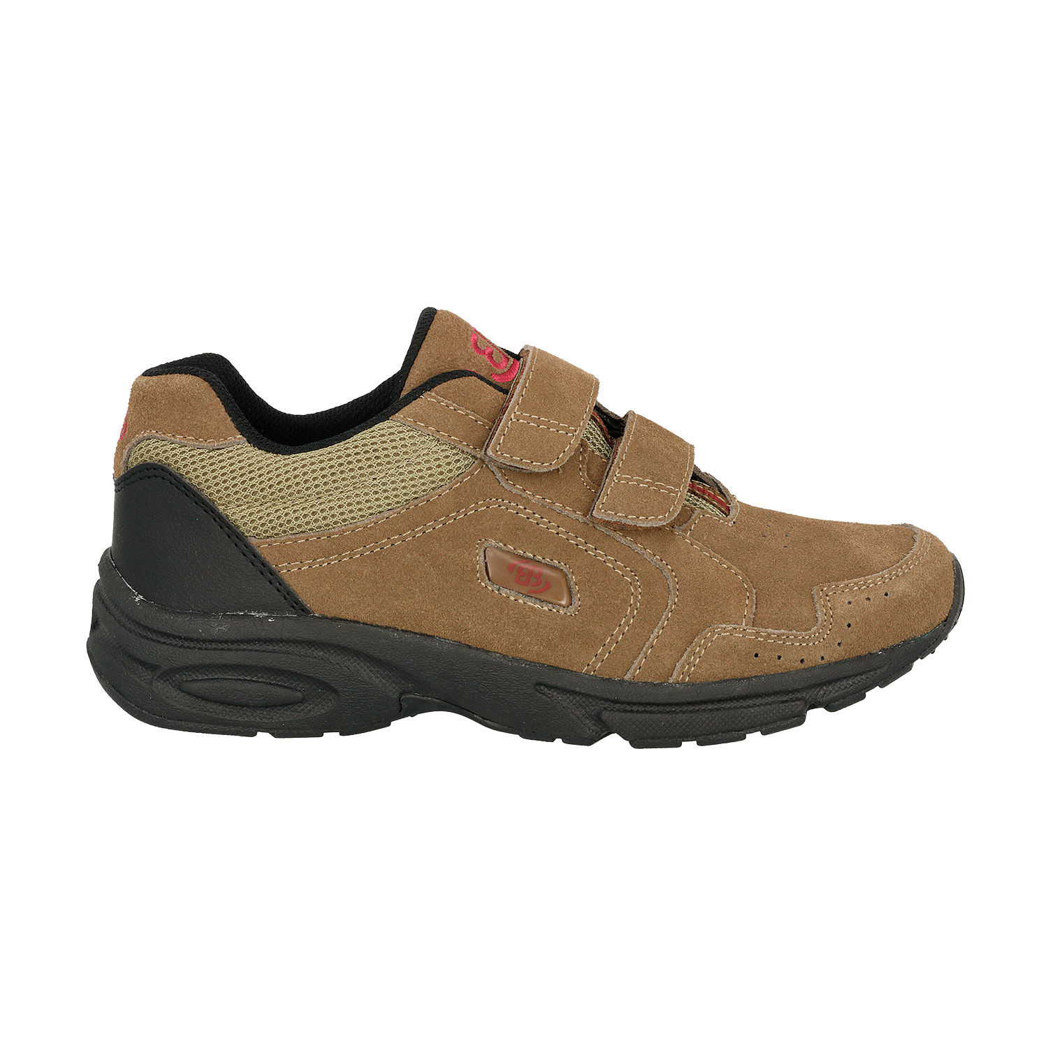 Nordic Walking Klettschuh aus Veloursleder