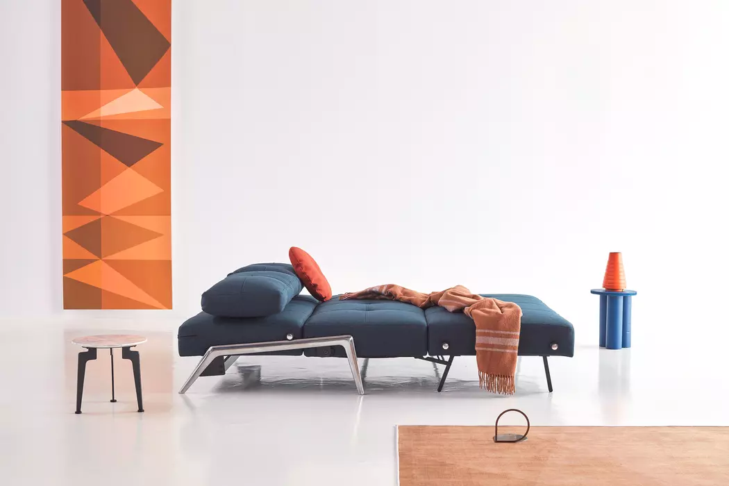 Schlafsofa Cubed Aluminium