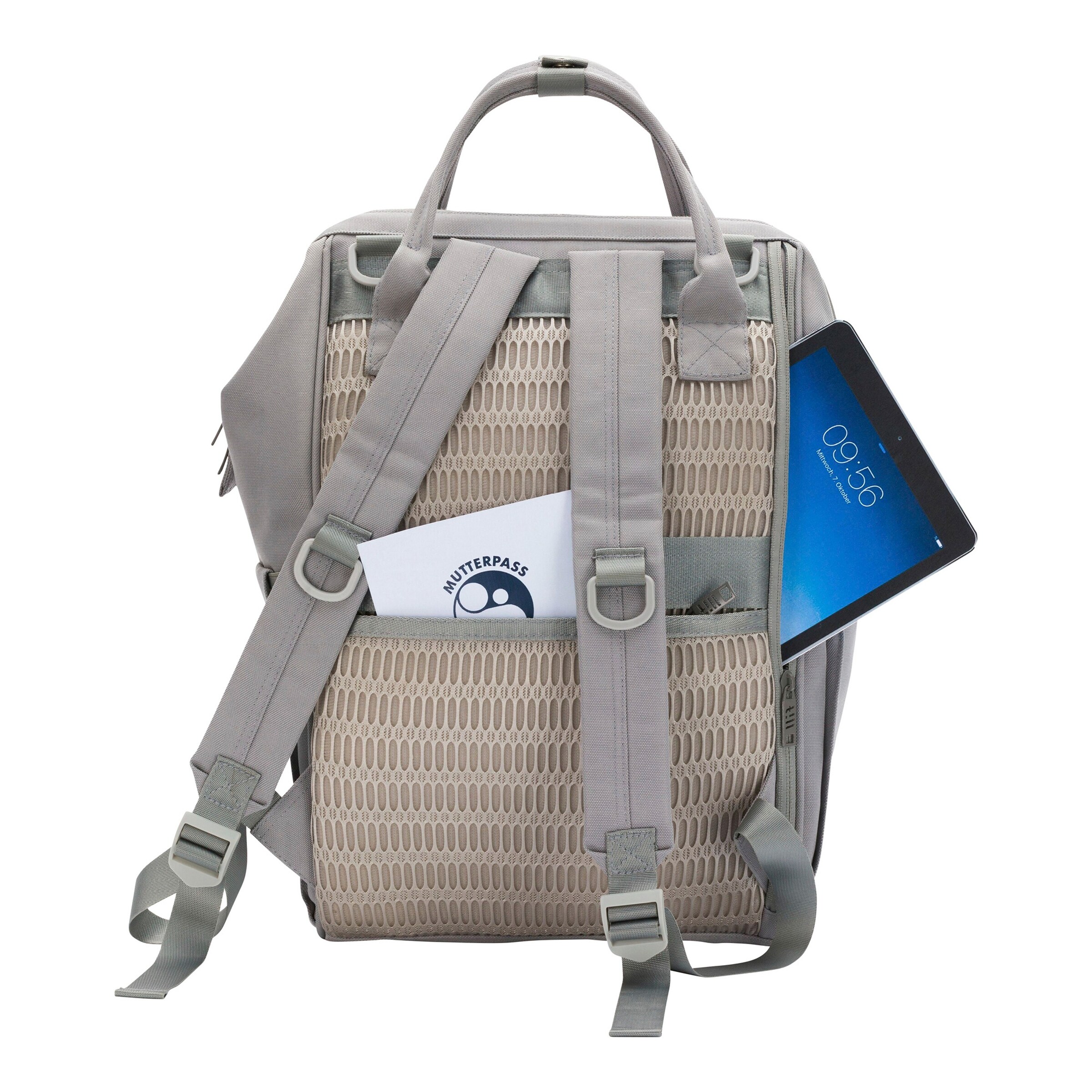 Fillikid Wickelrucksack Barcelona stone grey