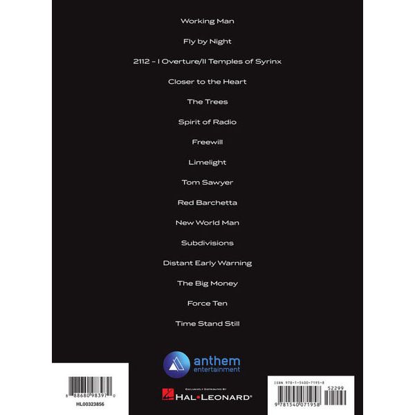 Hal Leonard Rush Spirit Of Radio Bass