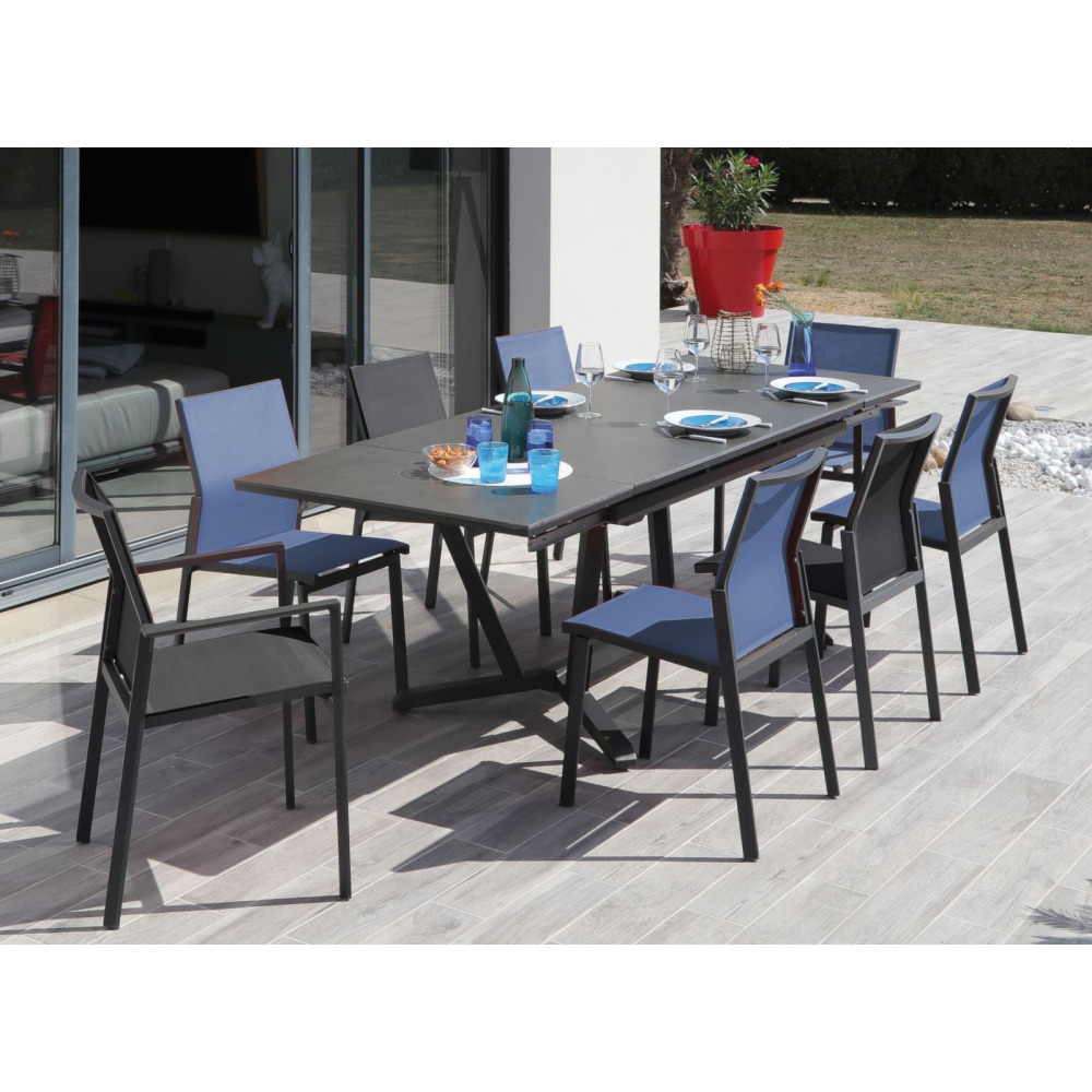 Fauteuil de jardin empilable delia