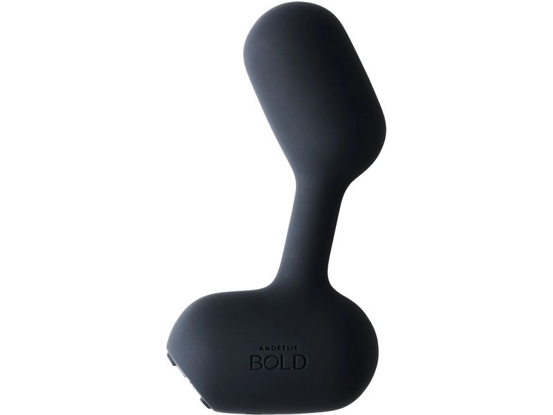 Amorelie Anal Plug Waitomo Black Ergonomischer Analplug mit Vibrator