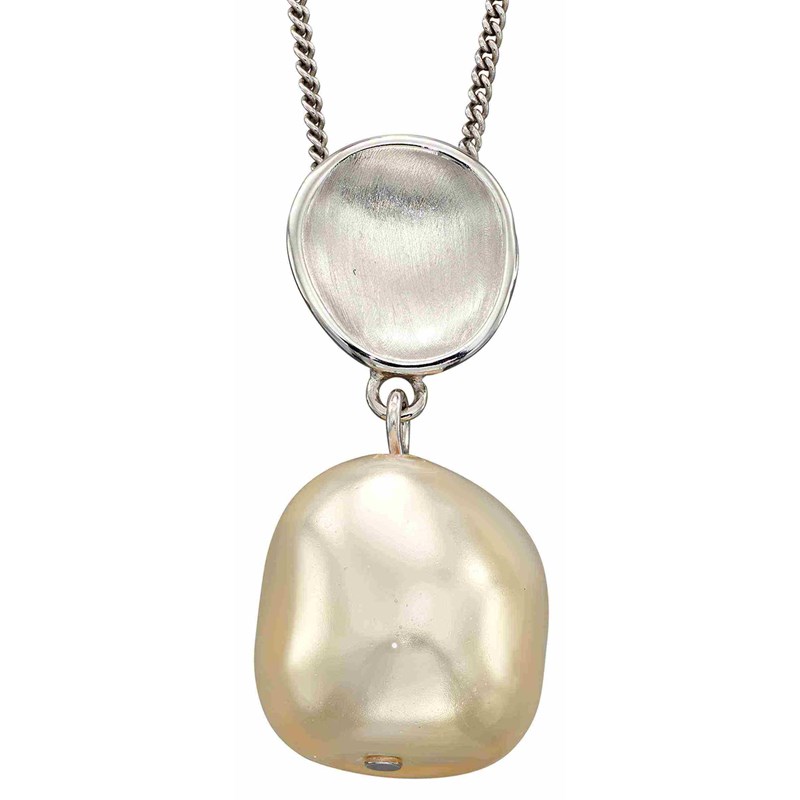 Collier perle en argent 925/1000