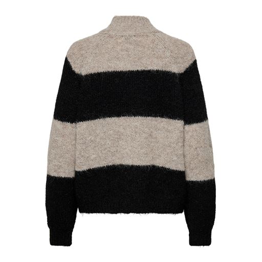 JDY Zoey Life Striktrøje, Chateau Gray/Black, M