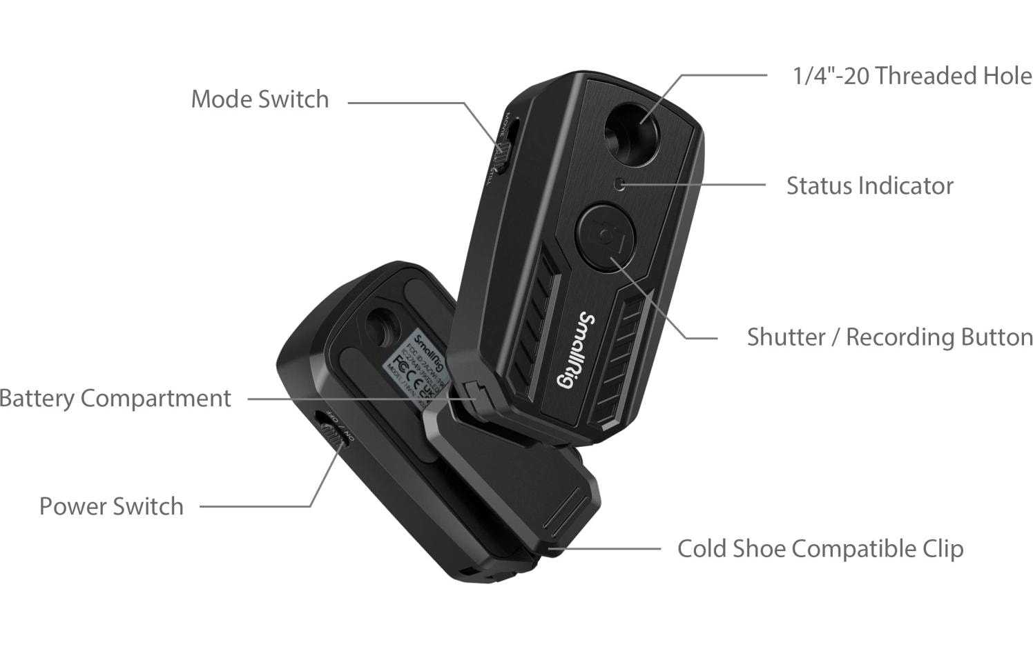 Fernauslöser für Sony / Canon / Nikon KamerasFernbedienung für ausgewählte Sony / Canon / Nikon Kameras