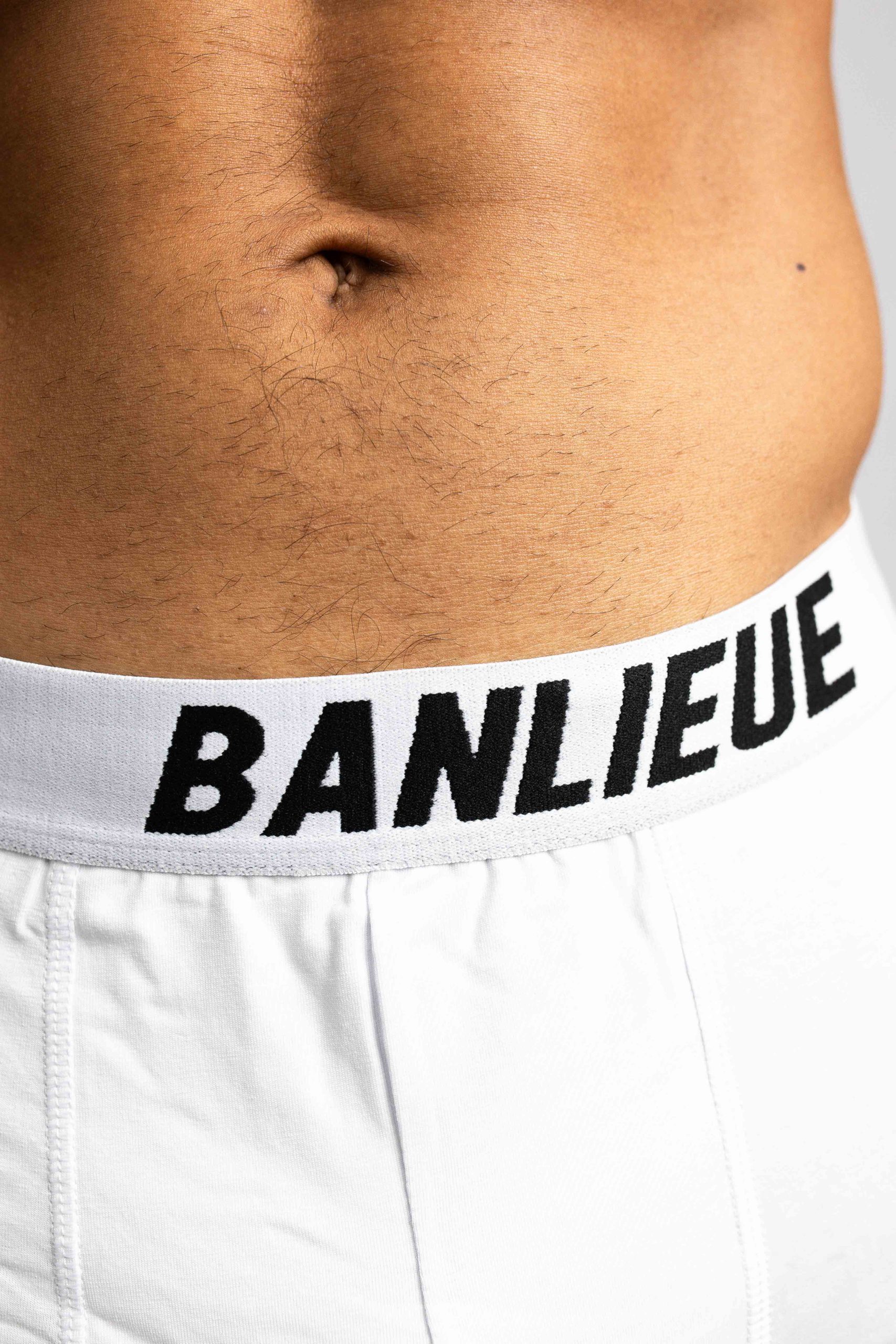 Banlieue 2-Pack Boxers Heather Heren Wit