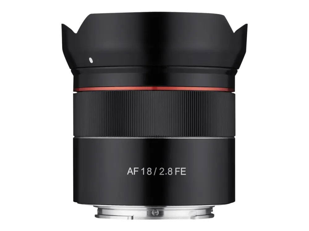 Samyang AF - Vidvinkel objektiv - 18 mm - f/2.8 FE - Sony E-mount - for Sony Cinema Line; a VLOGCAM; a1; a1 II; a6700; a7 IV; a7C; a7C II; a7CR; a7R V; a9 III