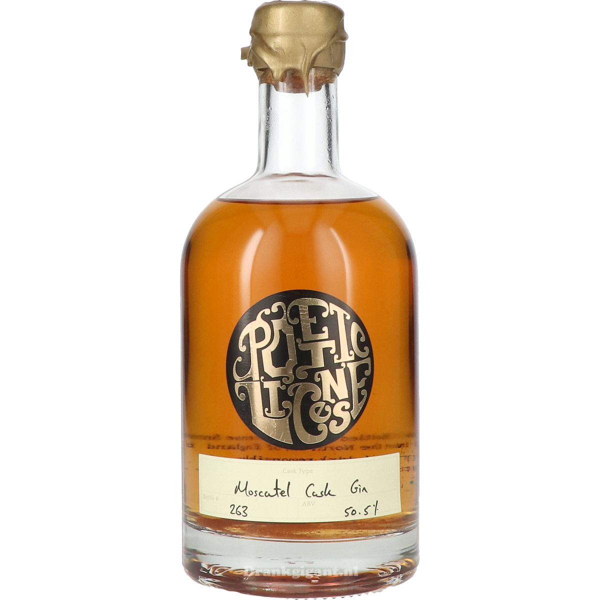 Poetic License Moscatel Cask Gin 70 cl