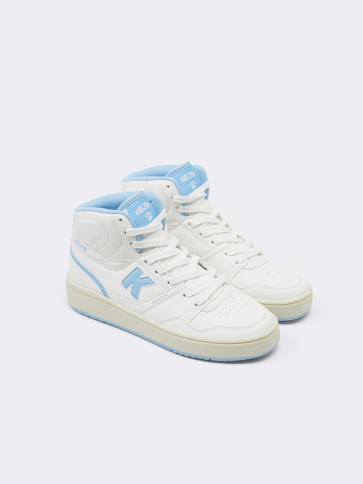 Tênis bota de cano curto KELME X LEFTIES - Azul Claro