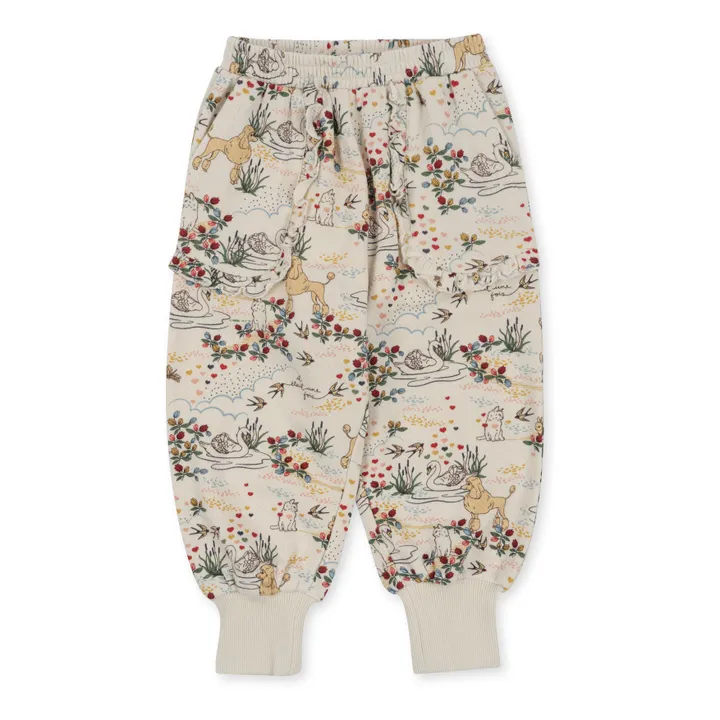 Konges Sløjd Jogger Loupy Lou Volants Coton Bio | Beige