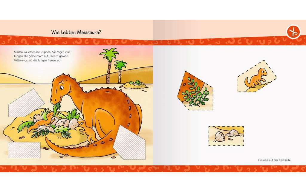 Kinder-Sachbuch WWW junior AKTIV: DinosaurierErstes Ausmalen, Rätseln, Schneiden und Kleben