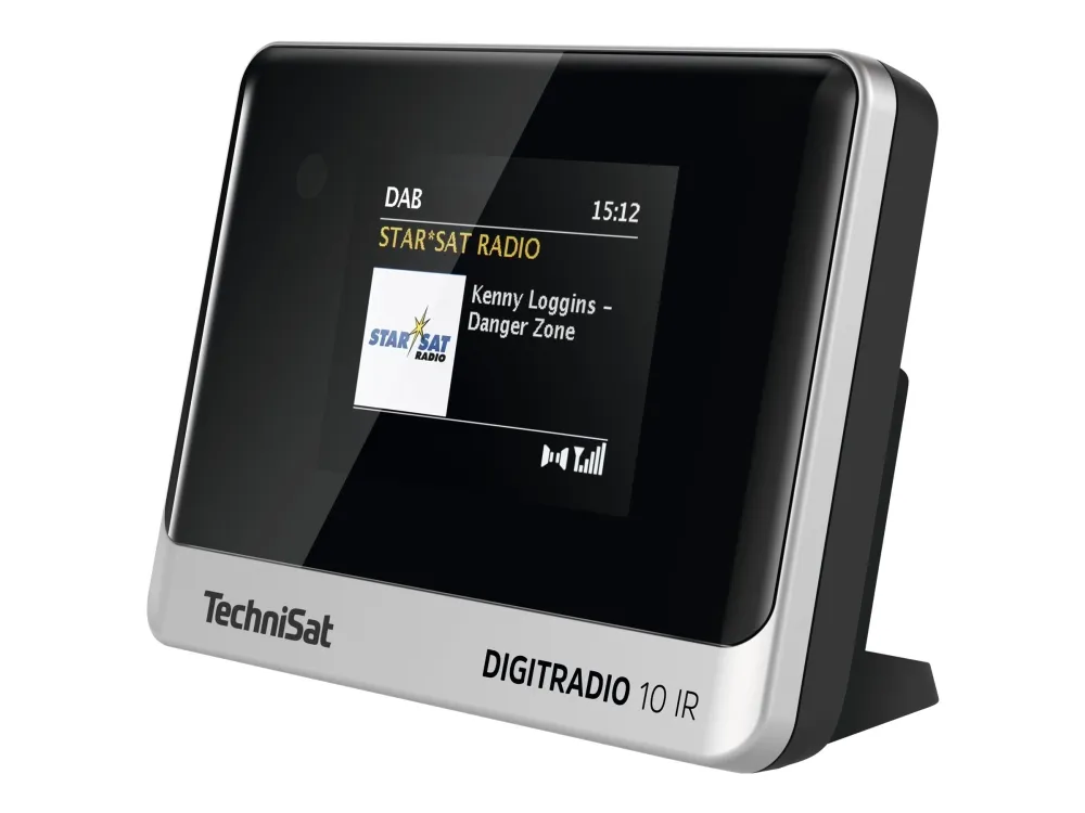 TechniSat DigitRadio 10 IR - Netværksaudiospiller/DAB-radiotuner - sort/sølv
