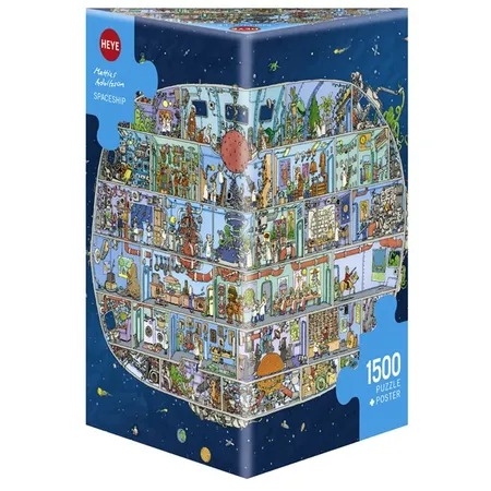Heye Puzzle - Spaceship, Adolfsson, 1500 Teile