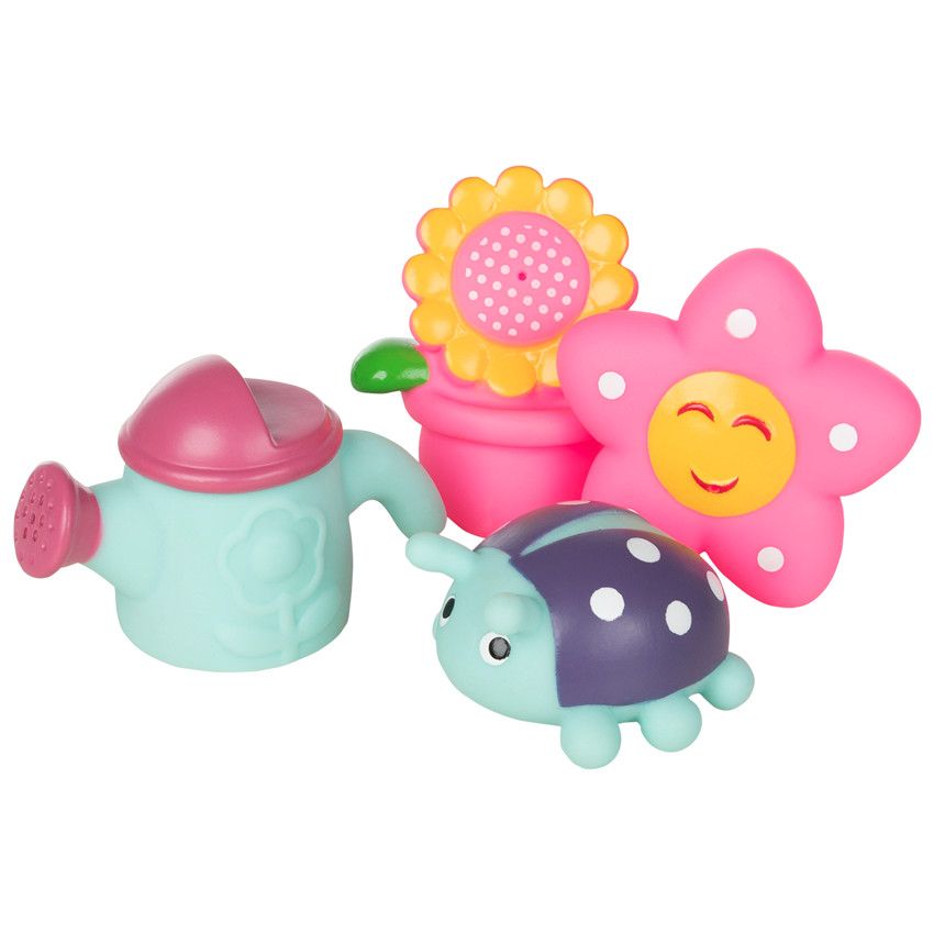 Set de 4 aspergeurs de bain - Nature - Ecru