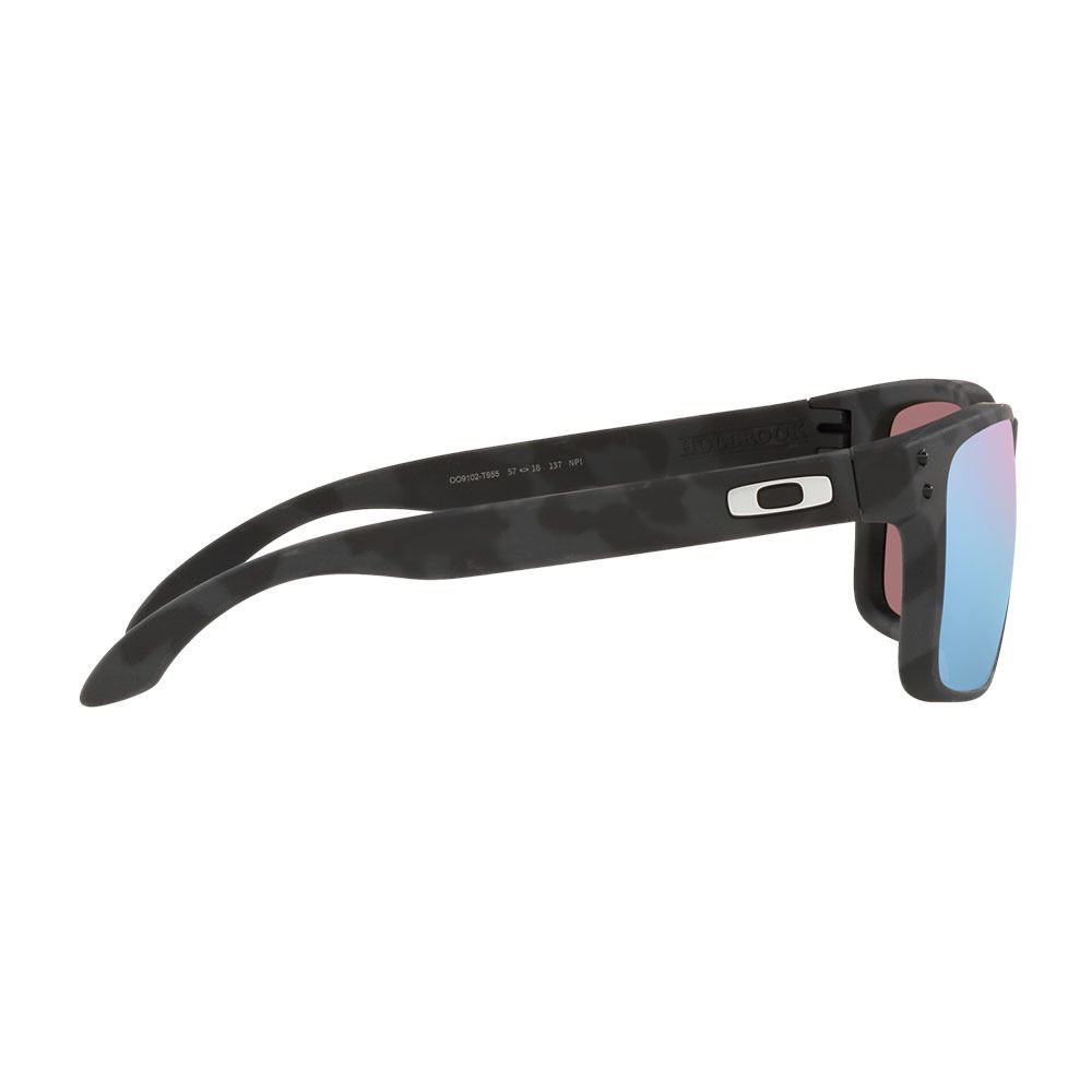 Oakley HOLBROOK - Lunettes de soleil polarisés matte black camo/prizm deep water