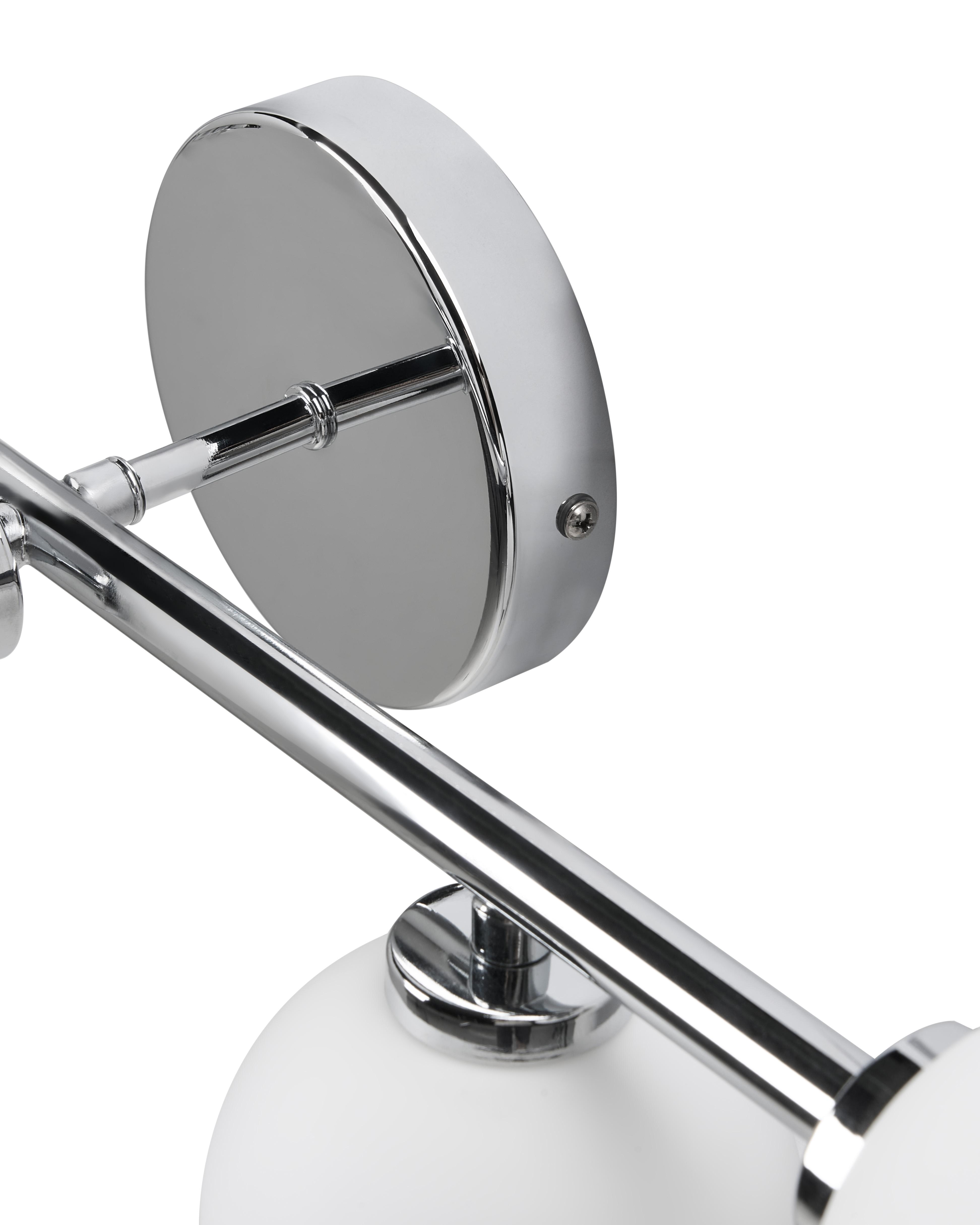 Wandlamp MINOTOS Metaal Zilver