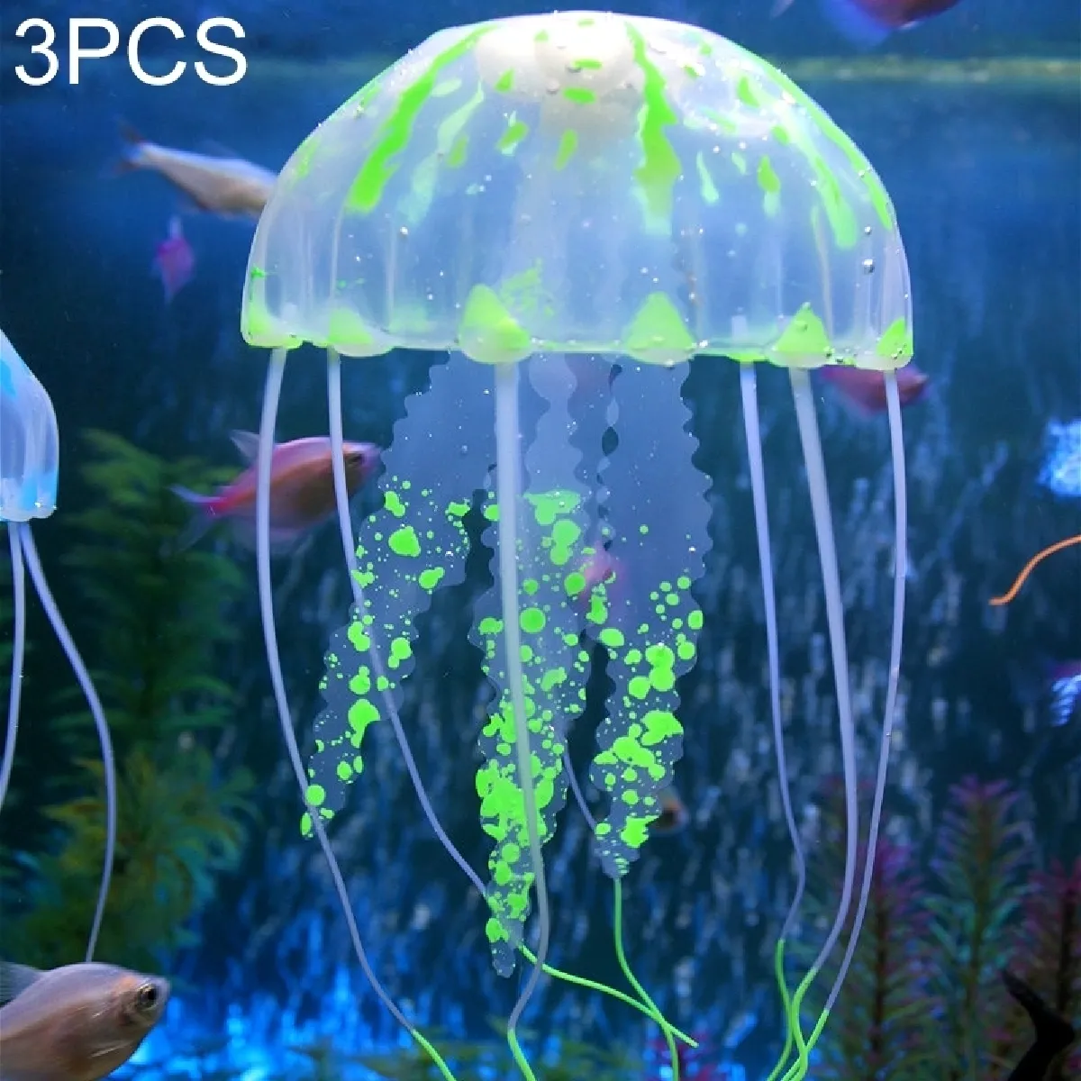 Wewoo Décoration Aquarium Vert