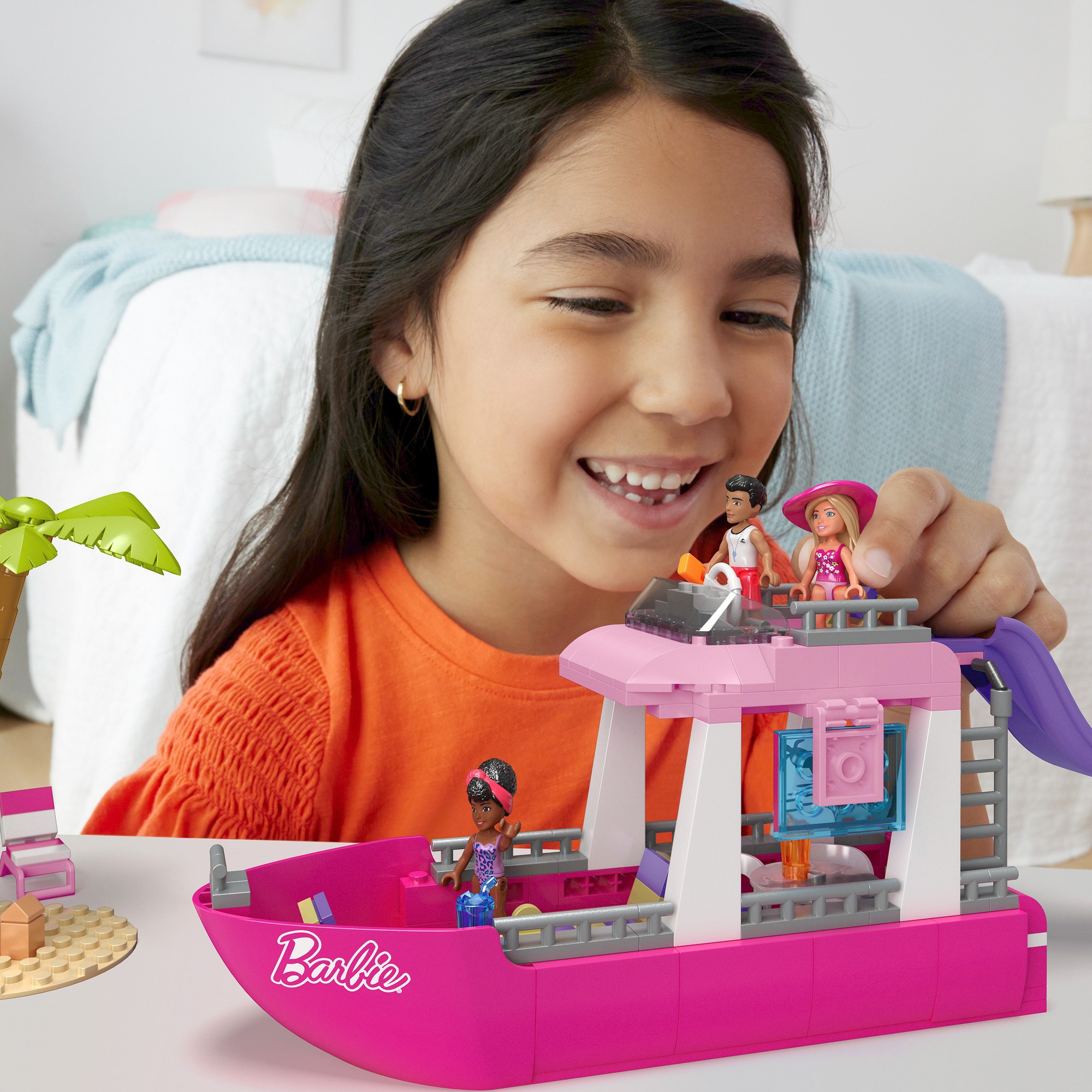Mattel Konstruktionsspielzeug MEGA Barbie Traum-Boot