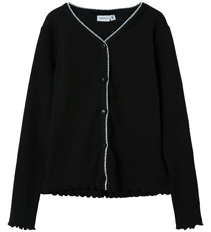Name It Cardigan - Rib - NkfTalinda - Schwarz