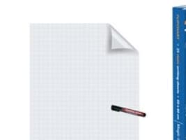 Whiteboard Legamaster Magic-chart, kvadreret, 25 ark