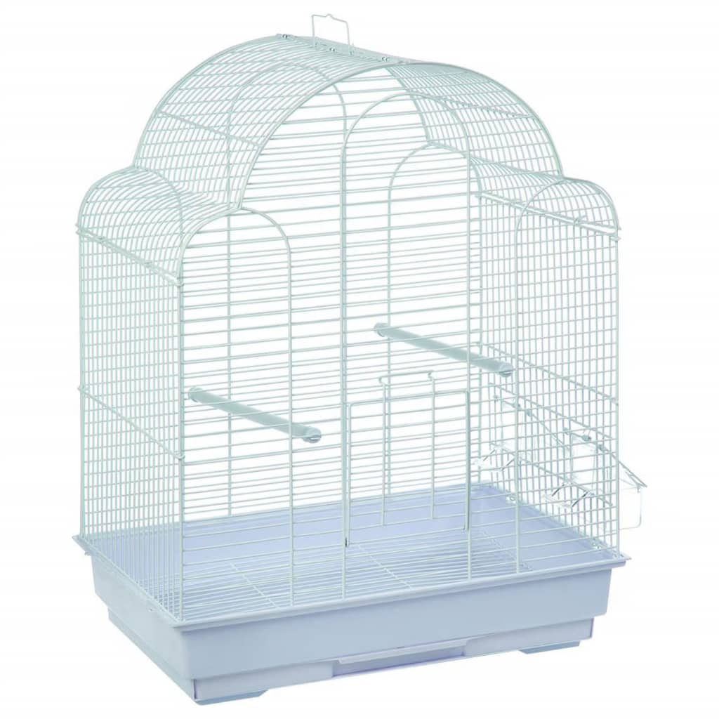Gaiola para periquito FLAMINGO Bali, 42x30x58 cm, branca