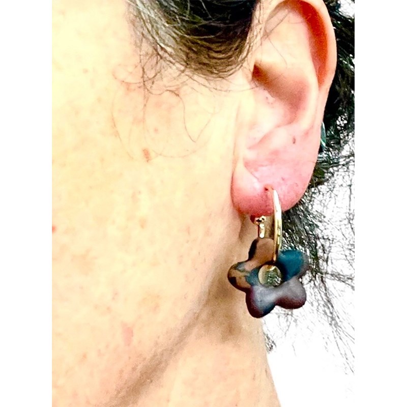 Boucles d'oreille créole artisanat