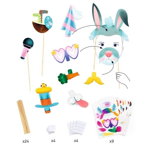 Djeco knutselset diy dierenselfies