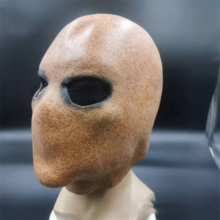 Latex Maske Fasnachts Gesichtsmaske Kostüm Zubehör Motto Party Accessoire Halloween Foto Requisite - Silent Stalker