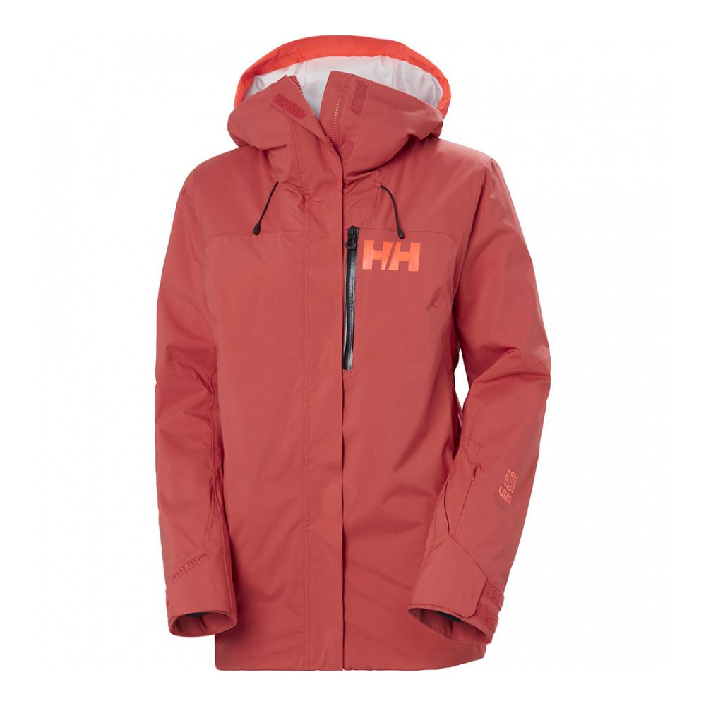Helly Hansen POWSHOT - Veste ski Femme poppy red