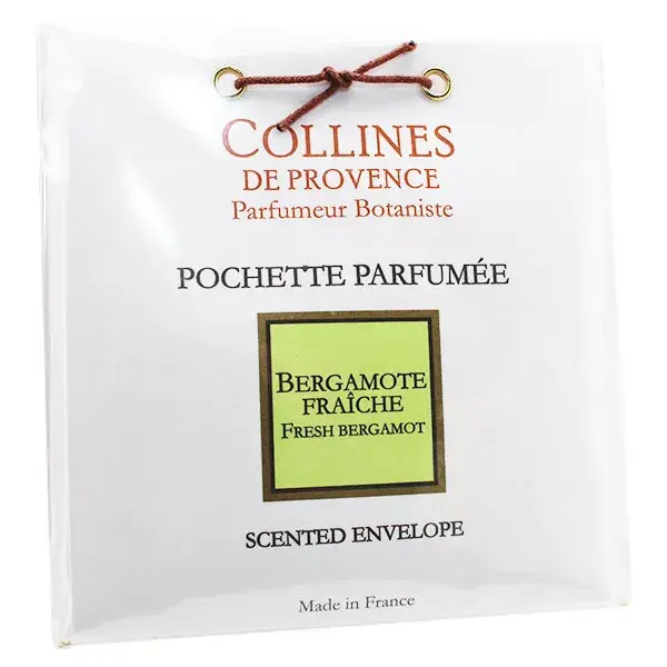 Sachê perfumado com bergamota fresca das colinas da Provença