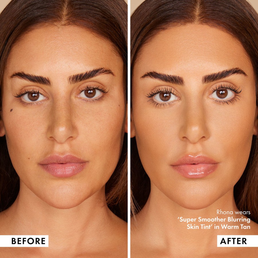Iconic London Super Smoother Blurring Skin Tint,Warm Tan 30ml