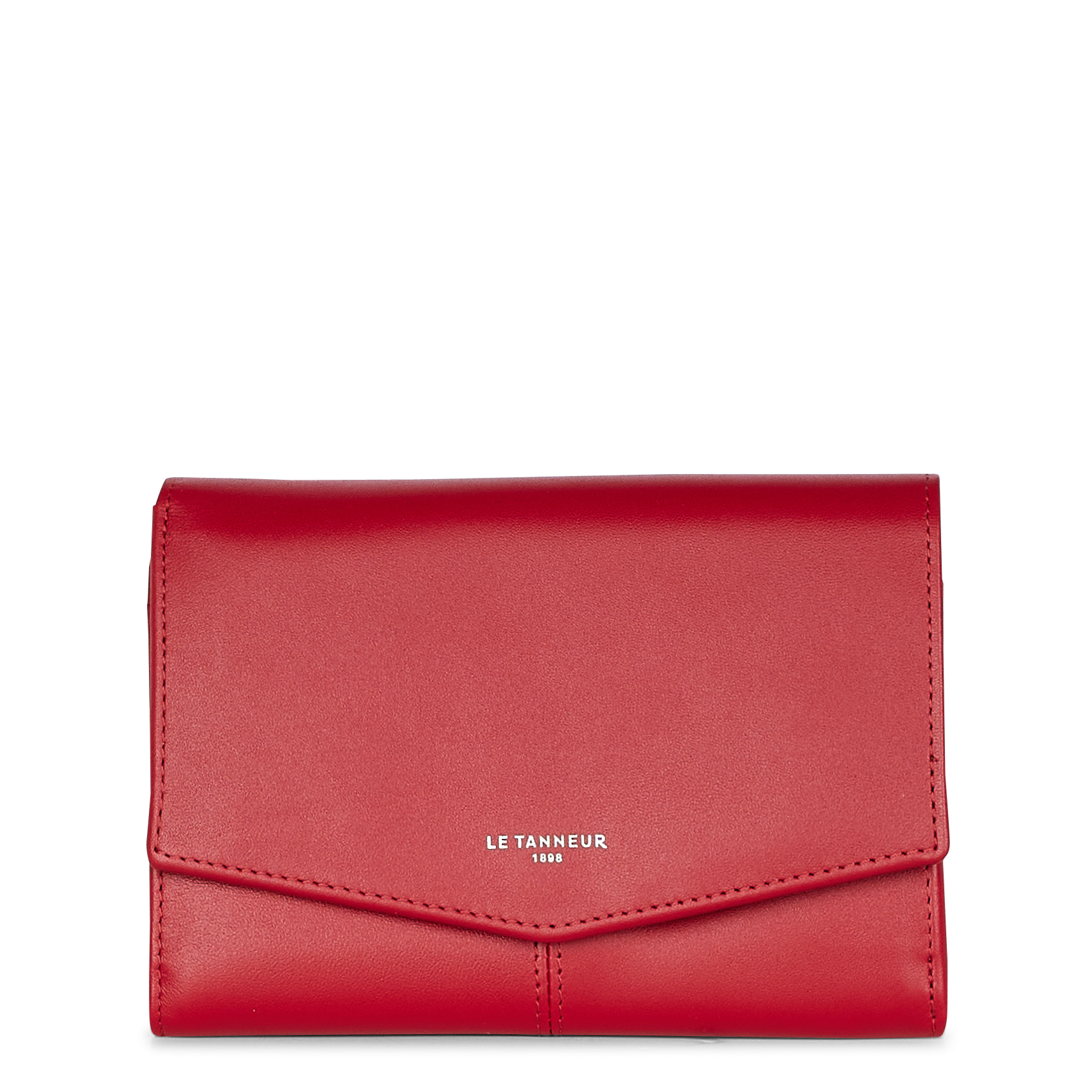 CHARLOTTE - Porte-monnaie en cuir| Rouge
