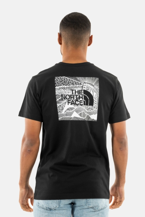 Tee shirt the north face redbox celebration jk31 black