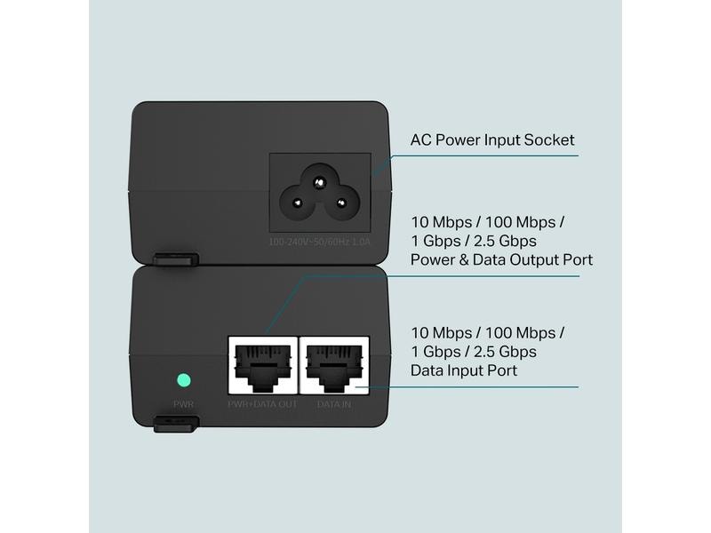 TP-Link PoE  Injector TL-POE260S 2.5G PoE  Injector