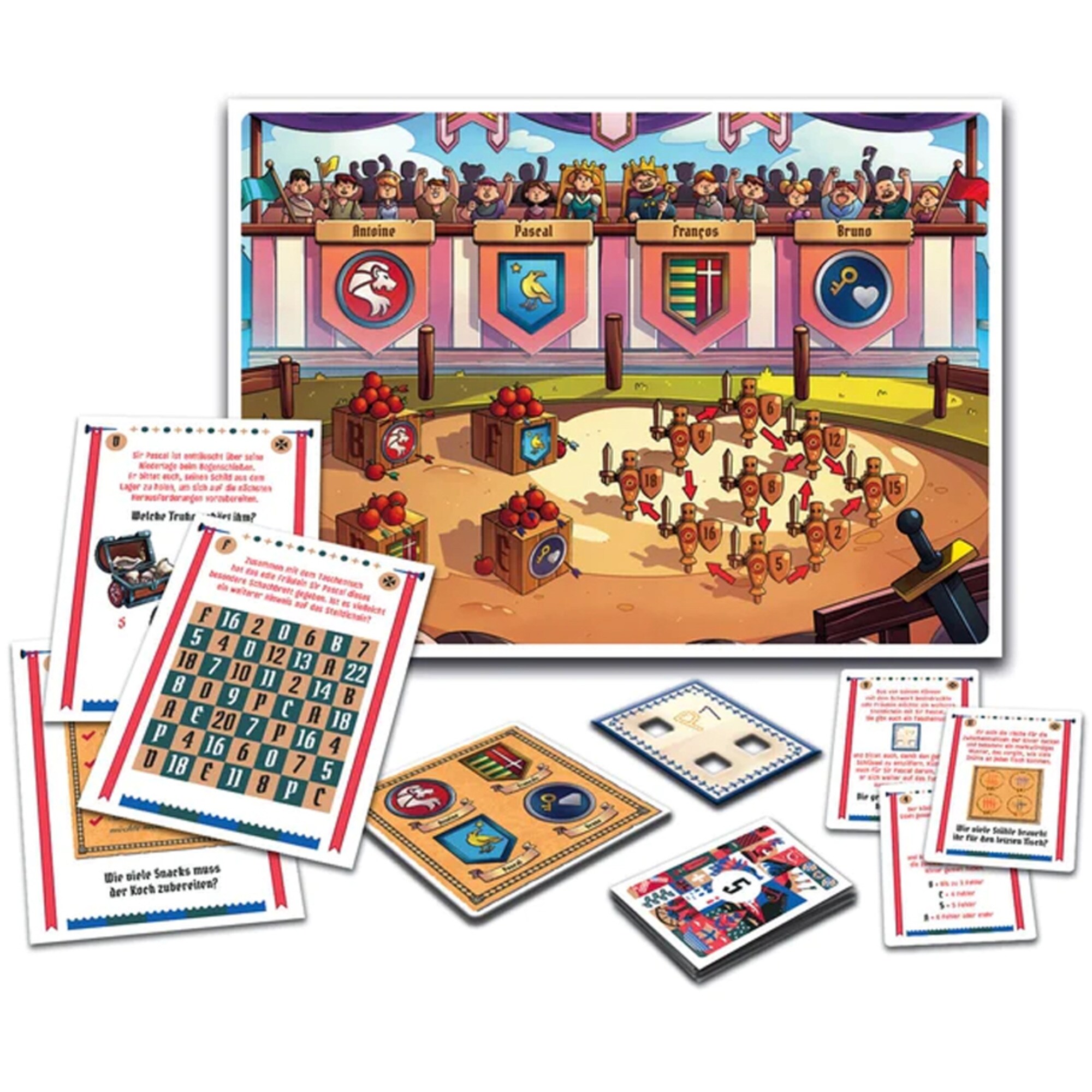 Clementoni Partyspiel Escape Game - Die Abenteuer des Sir Pascal