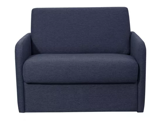 Fauteuil convertible express en tissu bleu - Couchage 70 cm - NADOA