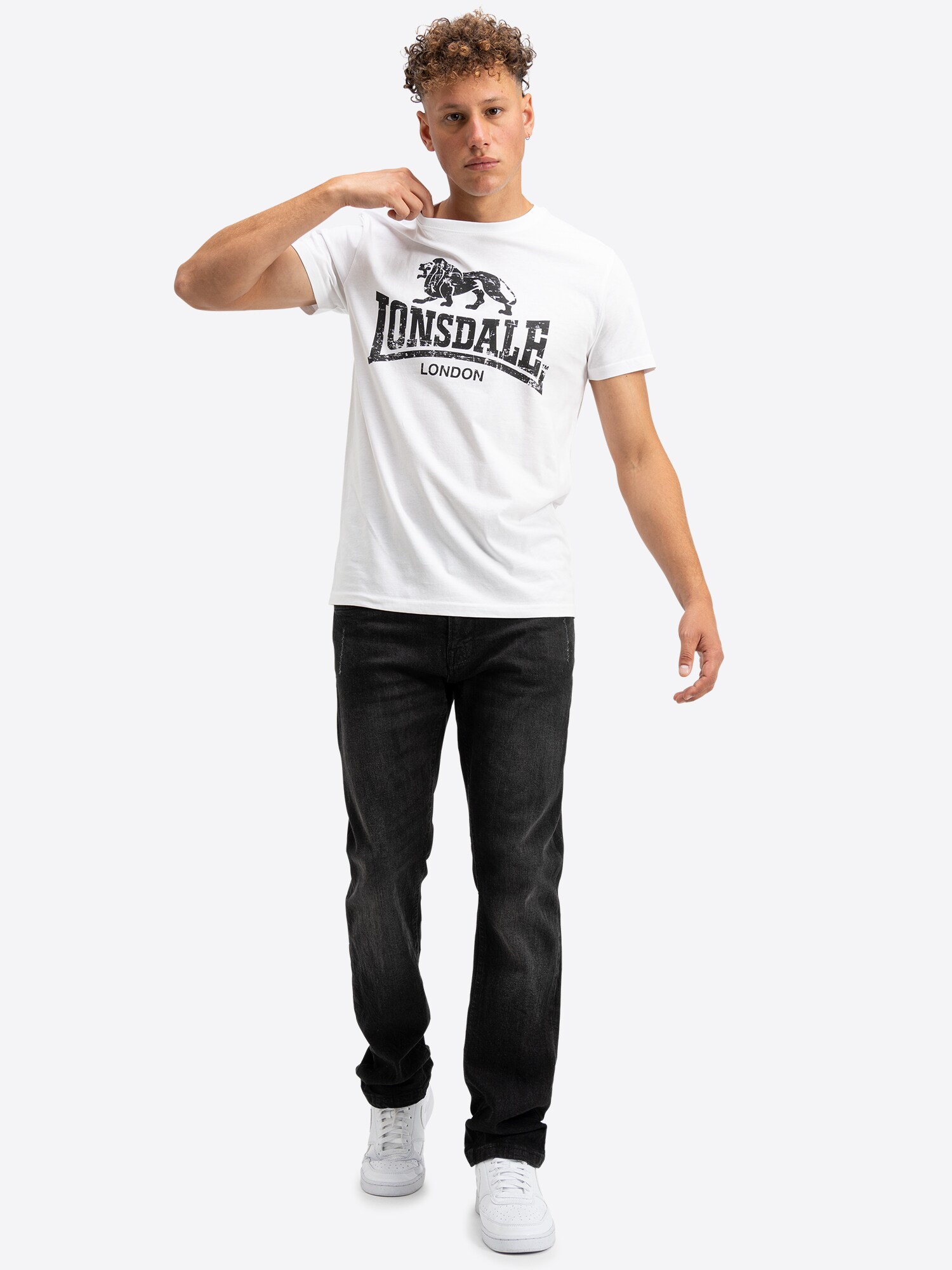Lonsdale Herren T-Shirt normale Passform SILVERHILL