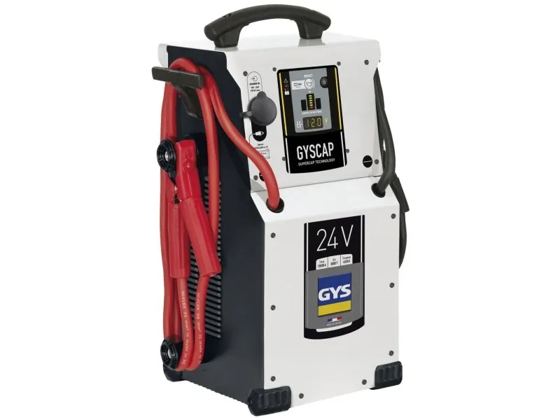 GYS Hurtigstartsystem Gyscap 24V 028944 Startstrøm (12 V): 2500 A Kondensator-teknik (uden batteri) , Opladningsindikator