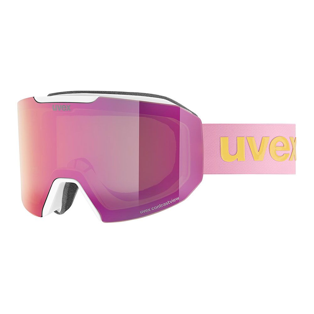 Uvex EVIDNT ATTRACT WE - Masque ski + écran supplémentaire rose/mirror rose