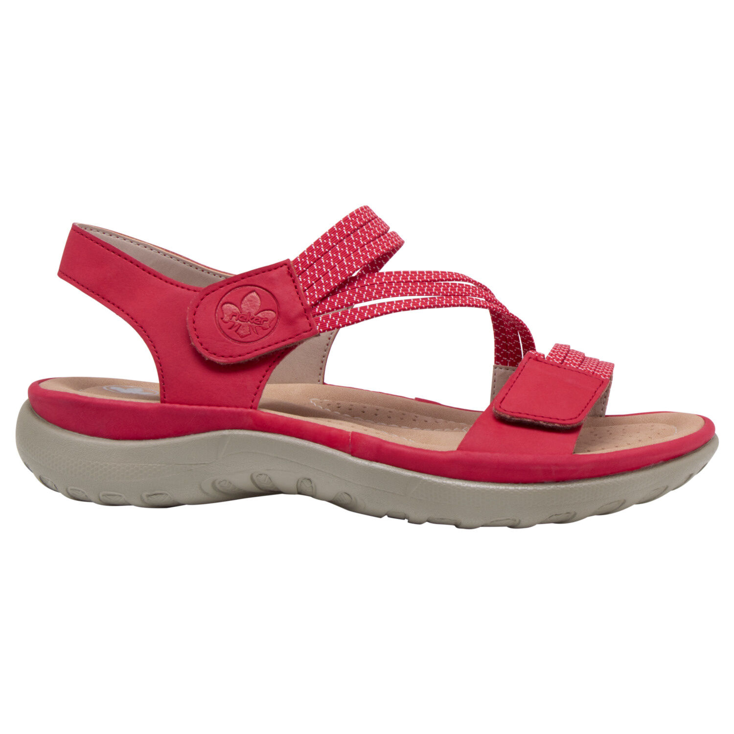 Modische Rieker Sandale aus weichem Softmaterial