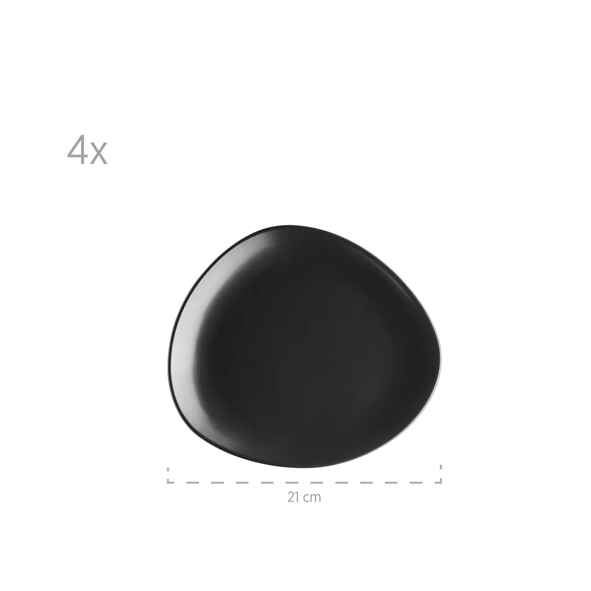 KOmbiset 16-tlg. GLENDALE Schwarz