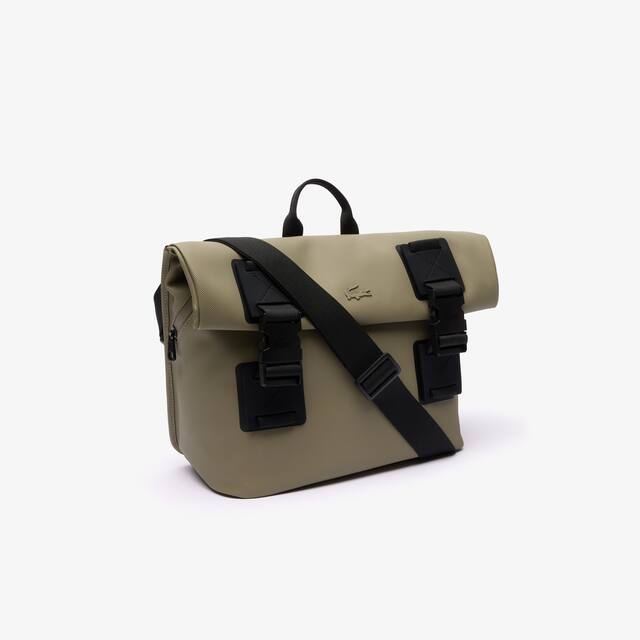 Sac à roll-top avec poche Sacoches & Pochettes - Beige - Lacoste - Homme