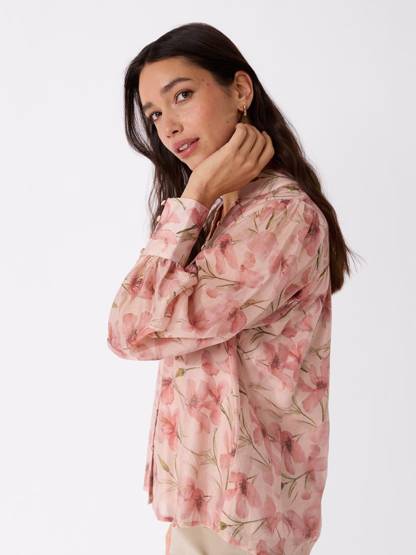 Elsa bluse Peach Whip
