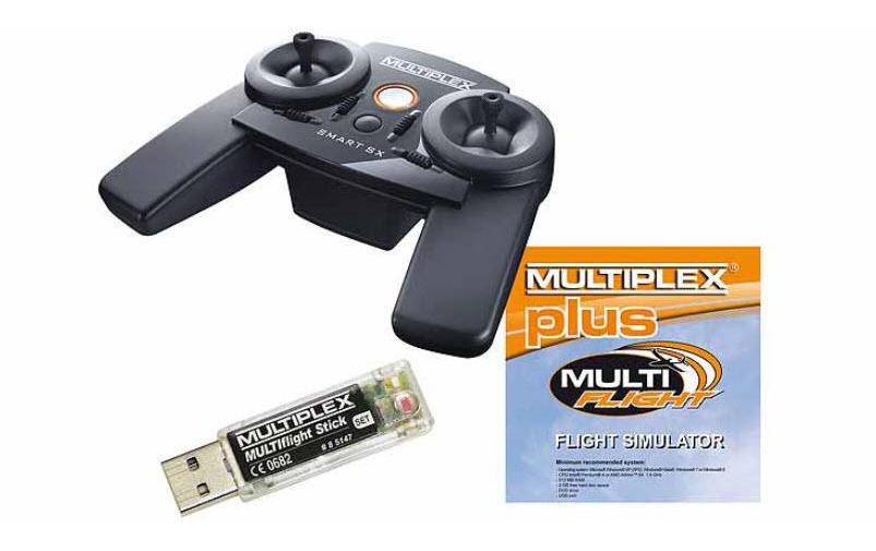 RC-Flugsimulator Multiflight PLUS Set Mode 2+4<br>Simulator für RC-Flugmodelle