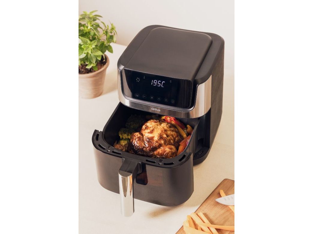 FRITADEIRA AIR FRYER QILIVE Q.5560 DUO HEAT DIGITAL 6.5L